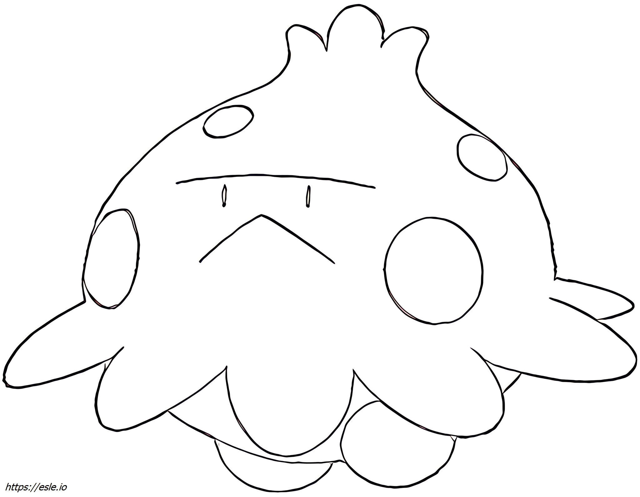Shroomish Pokemon Coloring Page - Free Printable