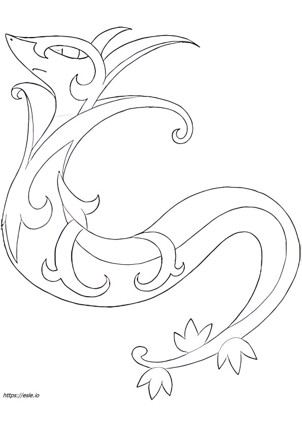 Serperior Pokemon for coloring