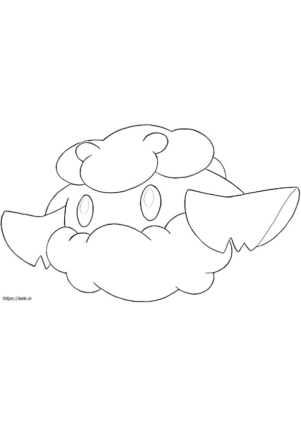 Cottonee Pokemon for coloring