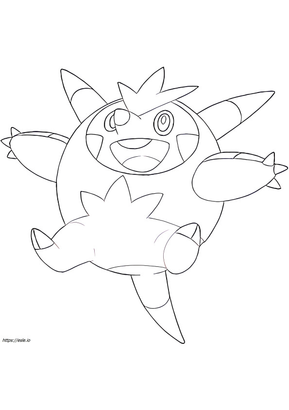 Quilladin Pokemon for coloring