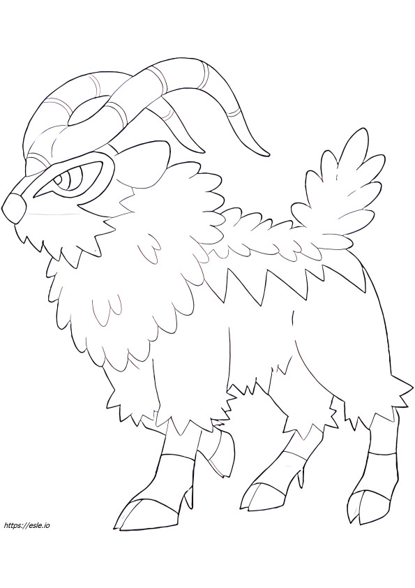 Gogoat Pokemon for coloring