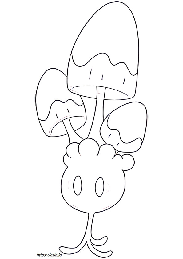 Morelull Pokemon for coloring