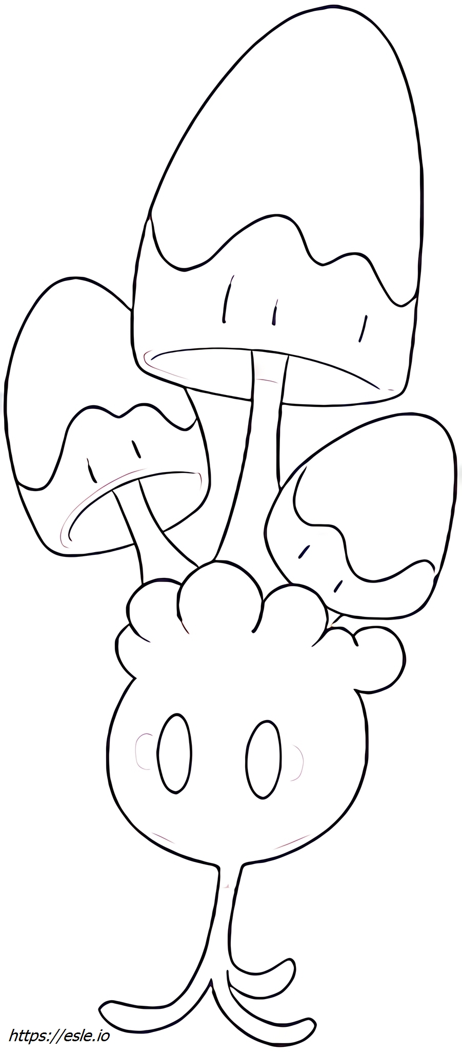 Morelull Pokémon para colorir