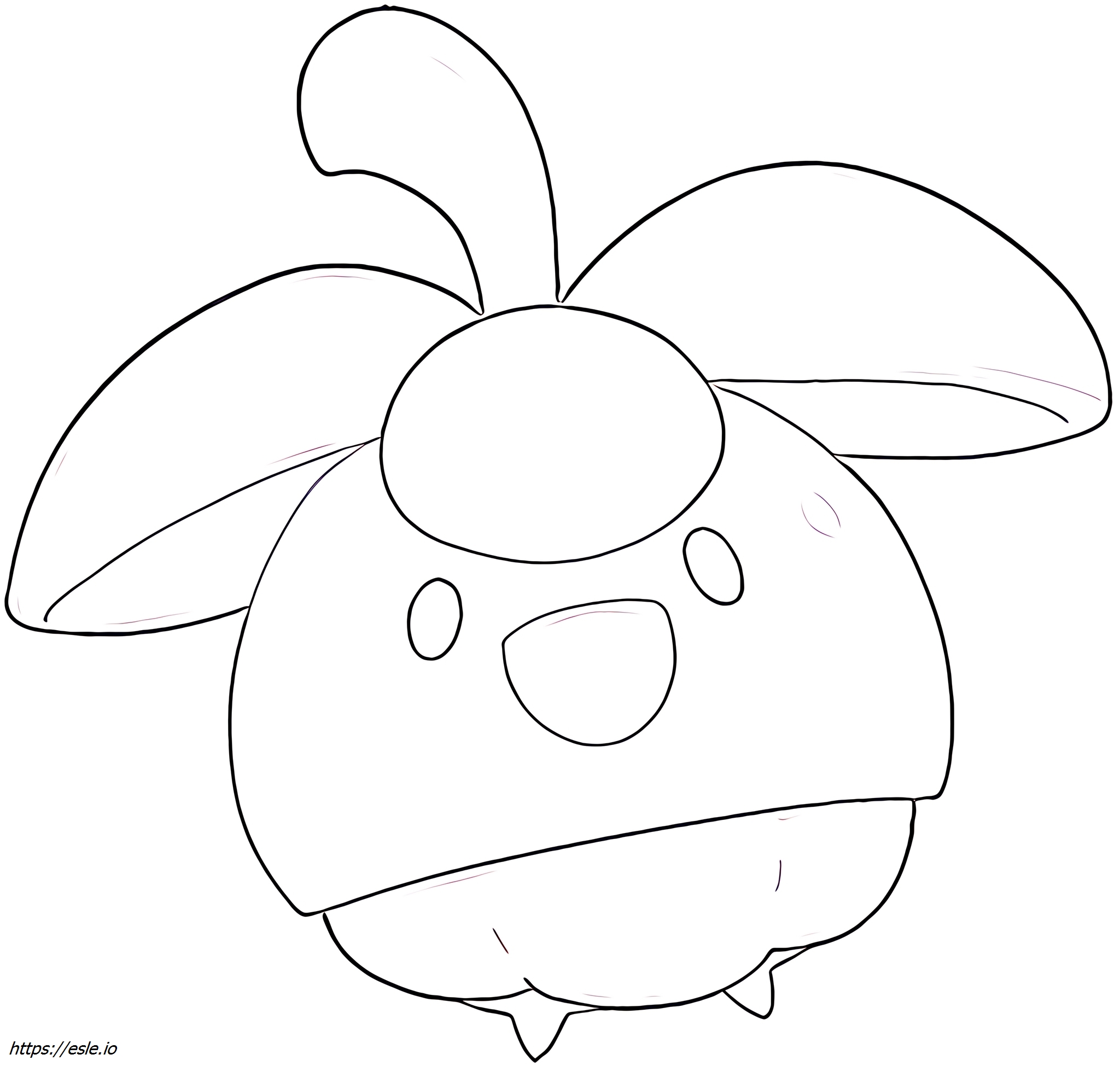 Bounsweet Pokemon Coloring Page