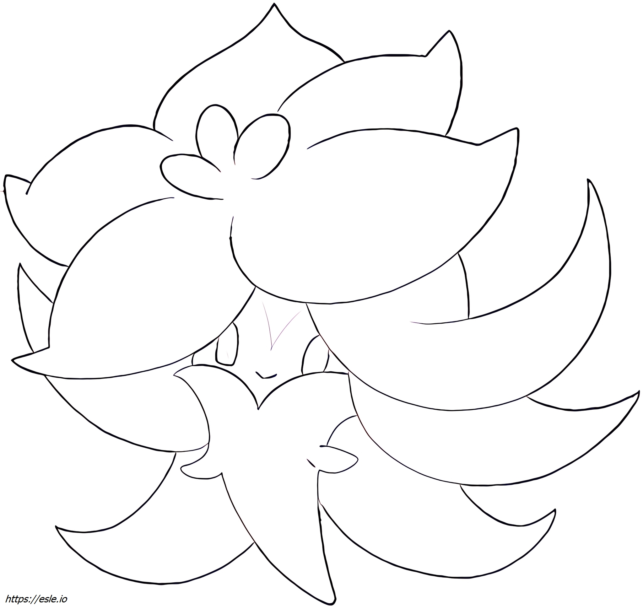 Gossifleur Pokémon coloring page