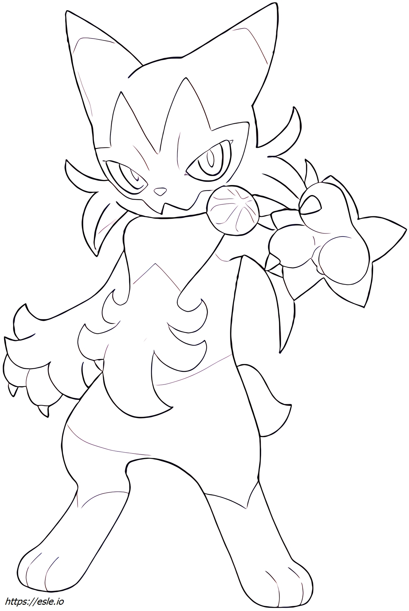 Floragato Pokémon da colorare