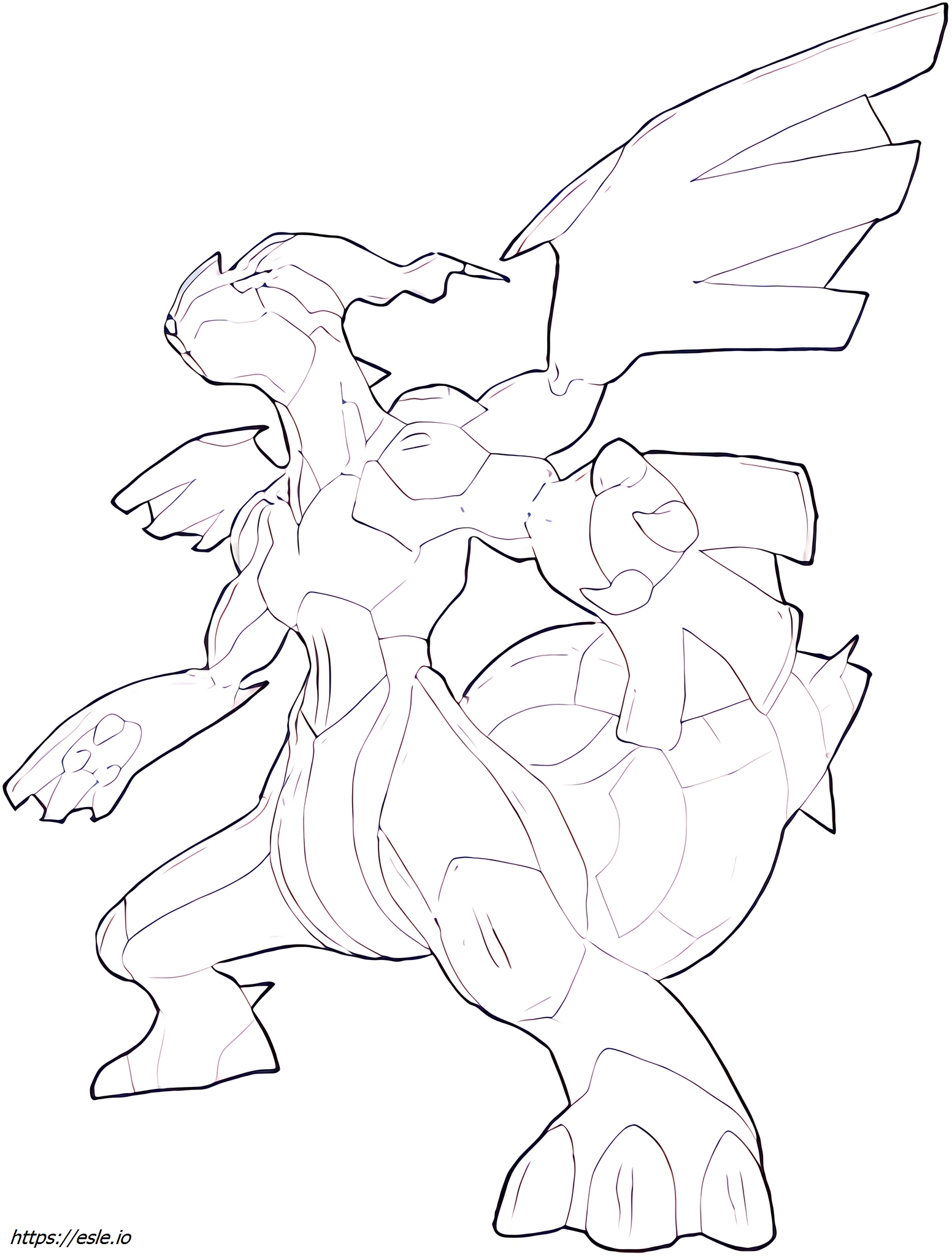Zekrom ポケモン ぬりえ 塗り絵