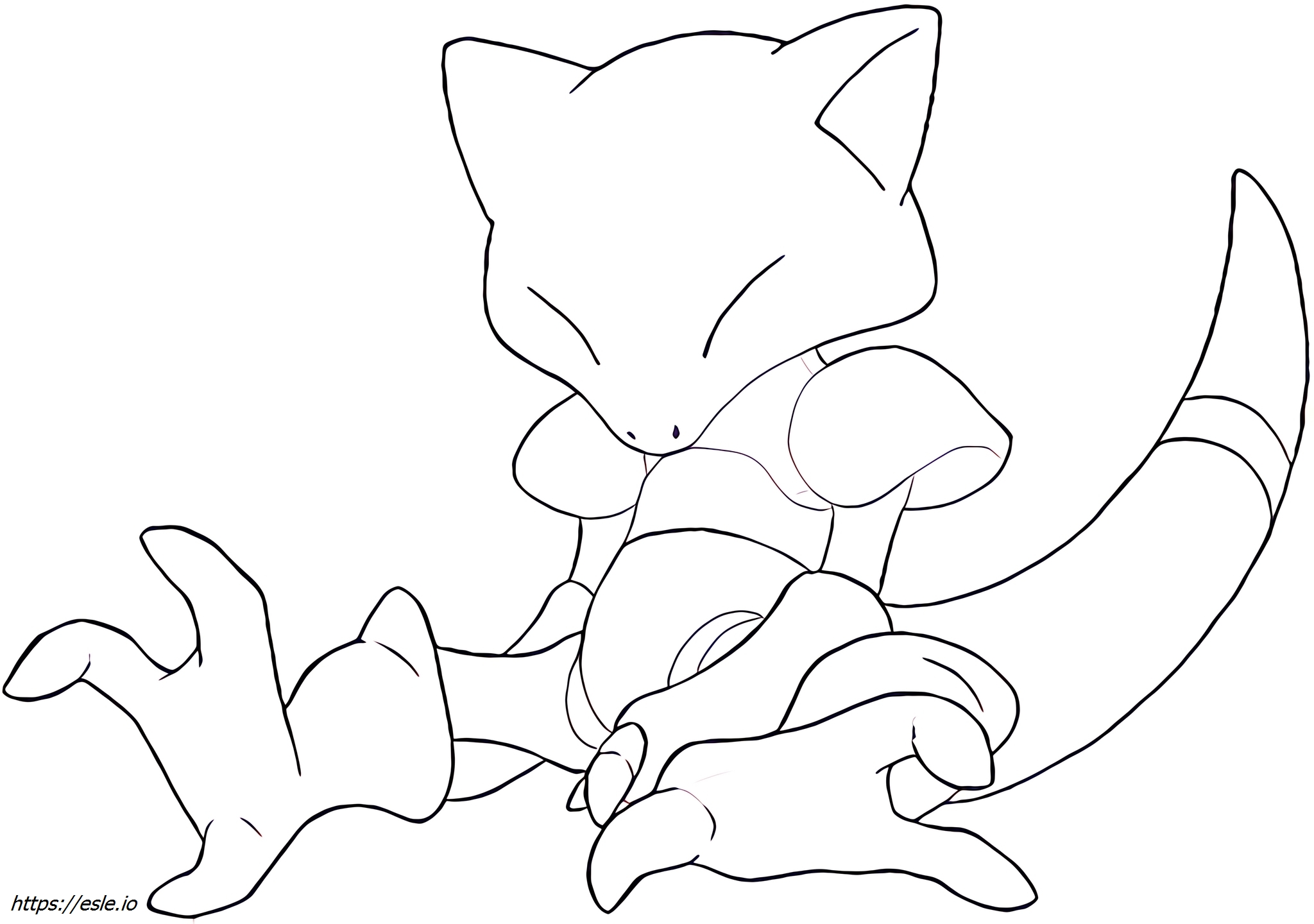 Abra Pokémon para colorear