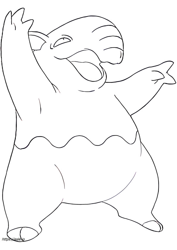 Drowzee Pokemon for coloring
