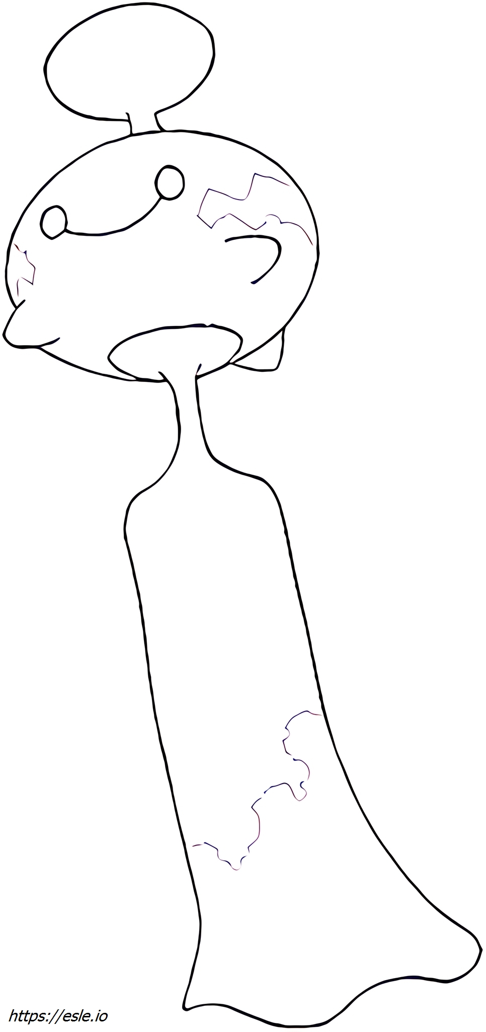 Chimecho Pokémon coloring page