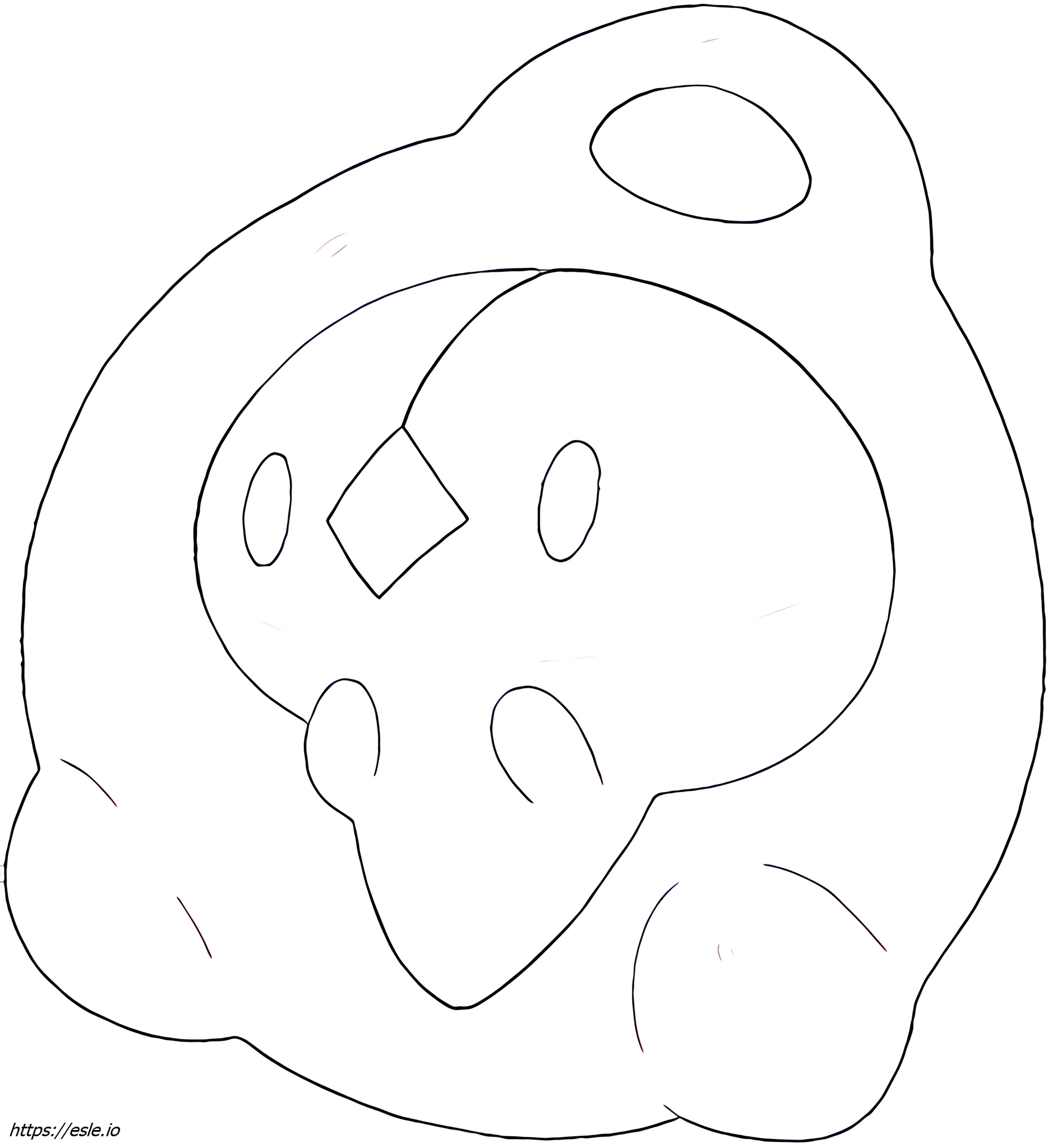 Duosion Pokémon para colorear