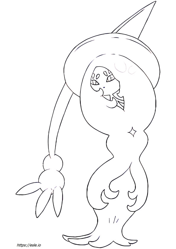 Hatterene Pokemon for coloring