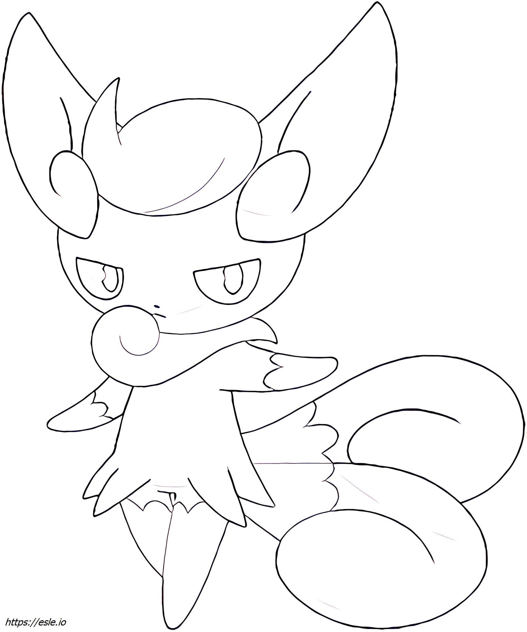 Meowstic-female Pokémon para colorear