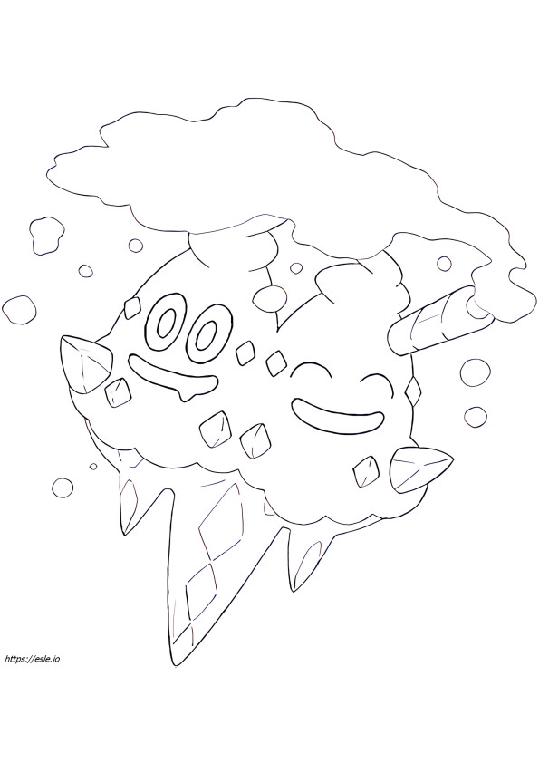 Vanilluxe Pokemon for coloring
