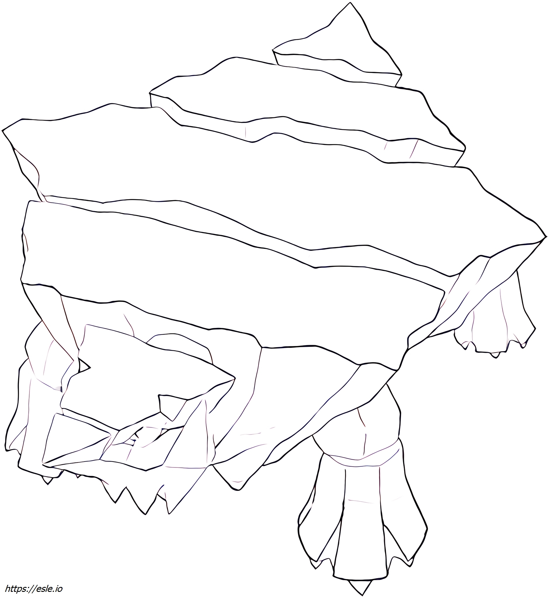 Avalugg Pokémon mewarnai gambar