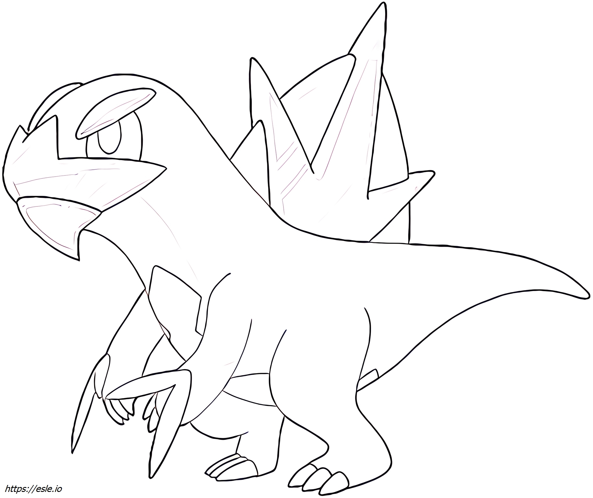 Arctibax Pokémon coloring page
