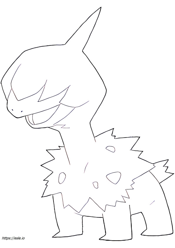 Deino Pokemon for coloring