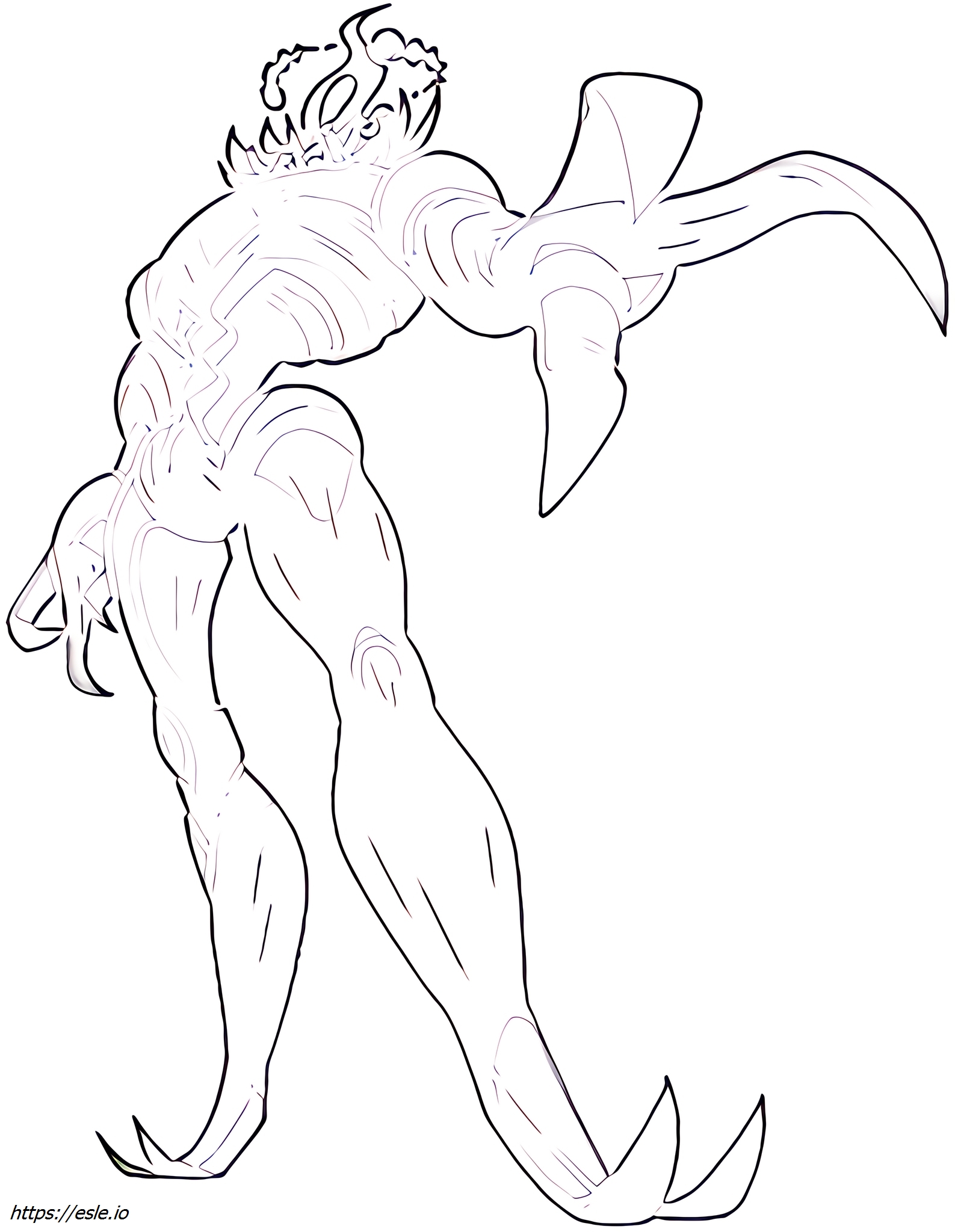 Grimmsnarl-gmax Pokémon coloring page
