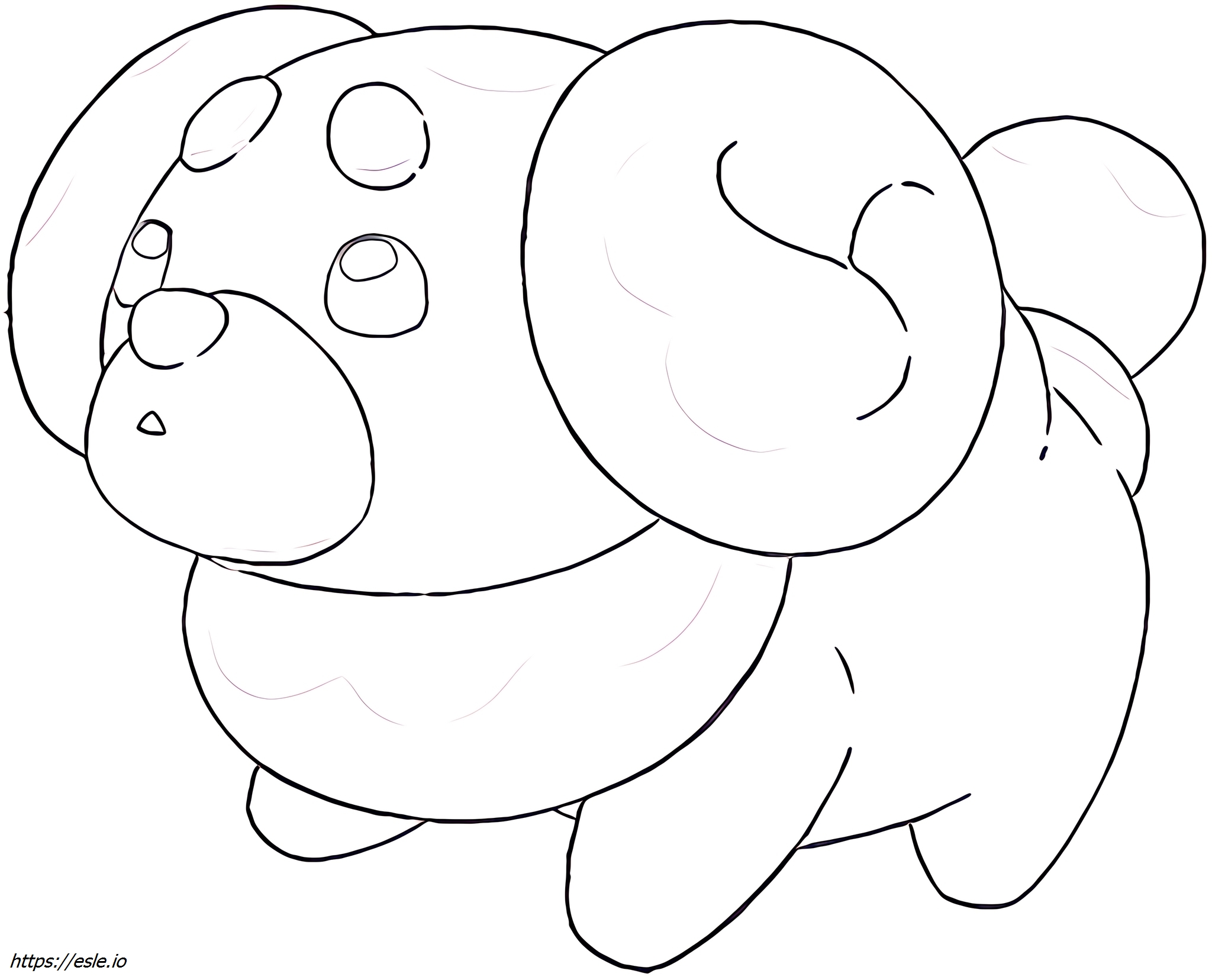 Fidough Pokémon ausmalbilder