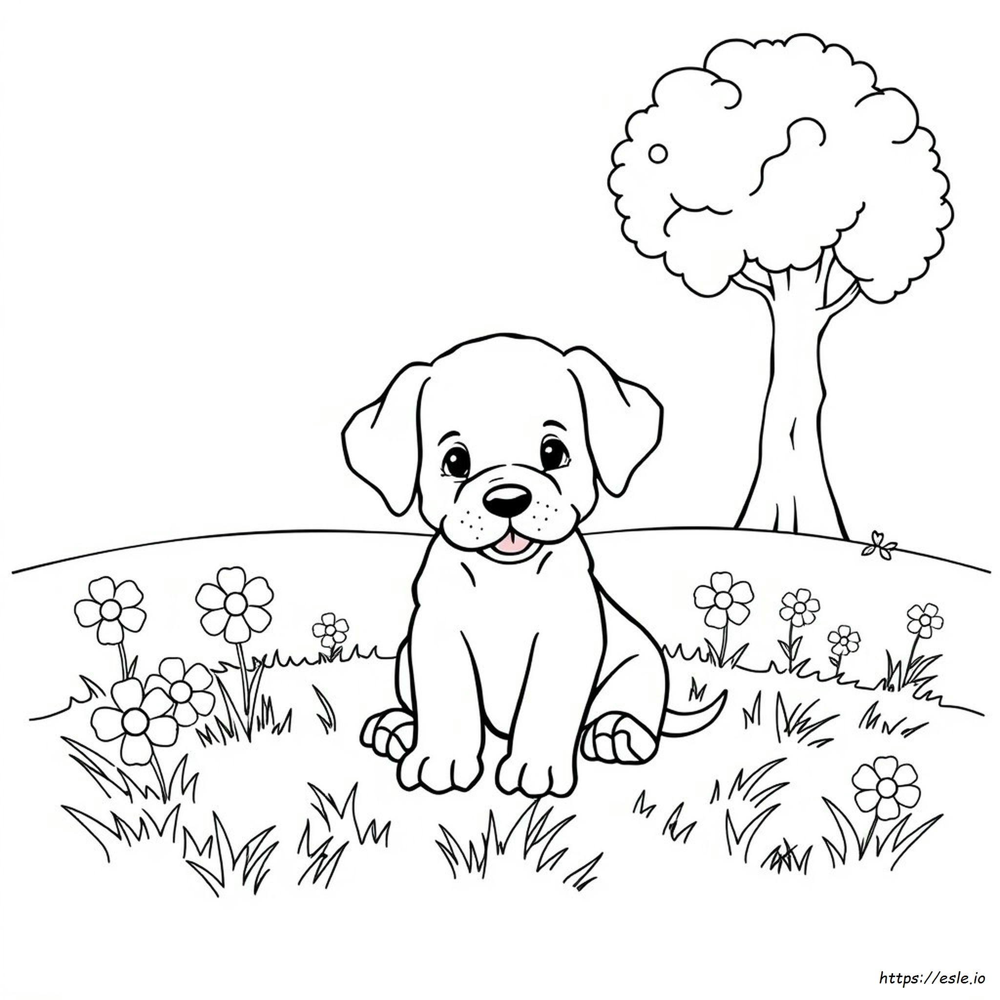 Printable Coloring Pages Of Puppies
