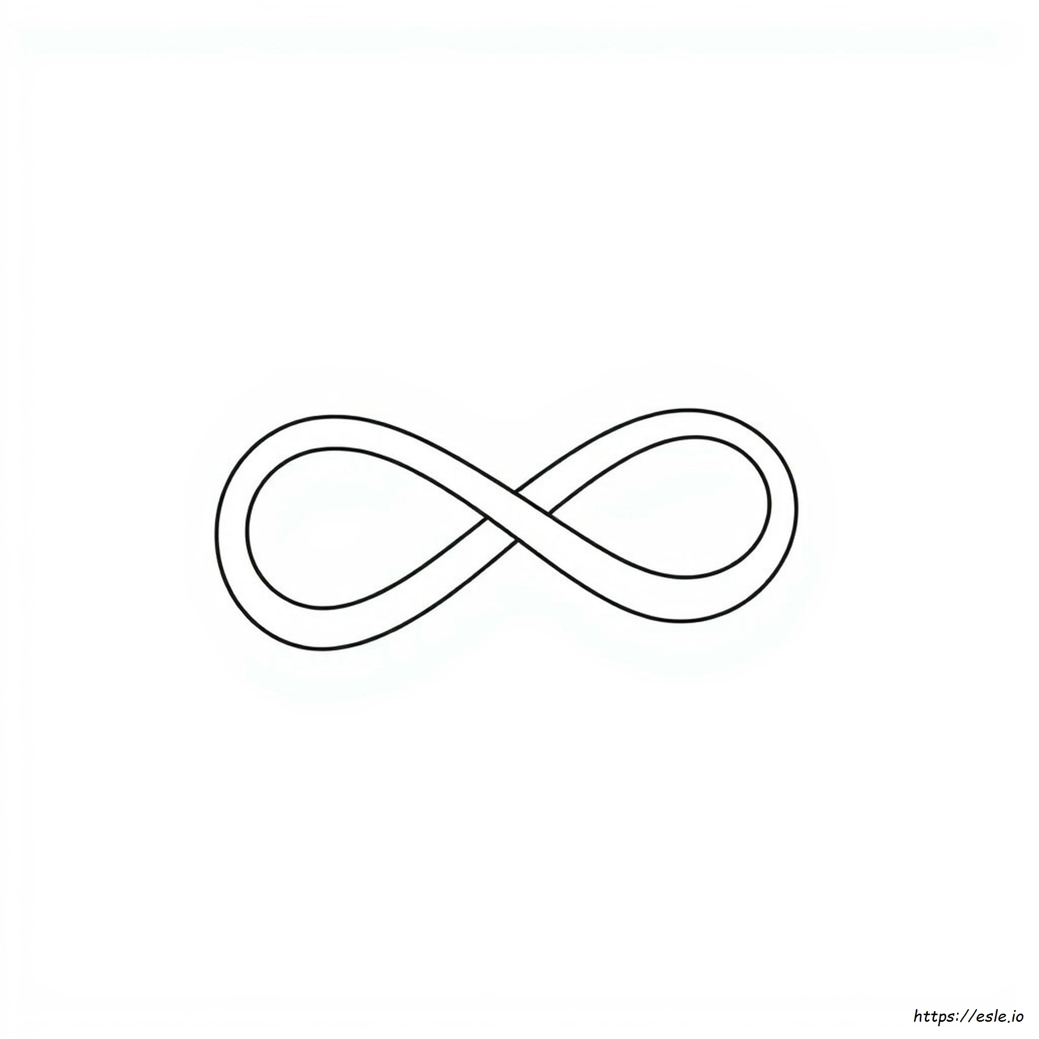 Autism Awareness Infinity Symbol Coloring Page