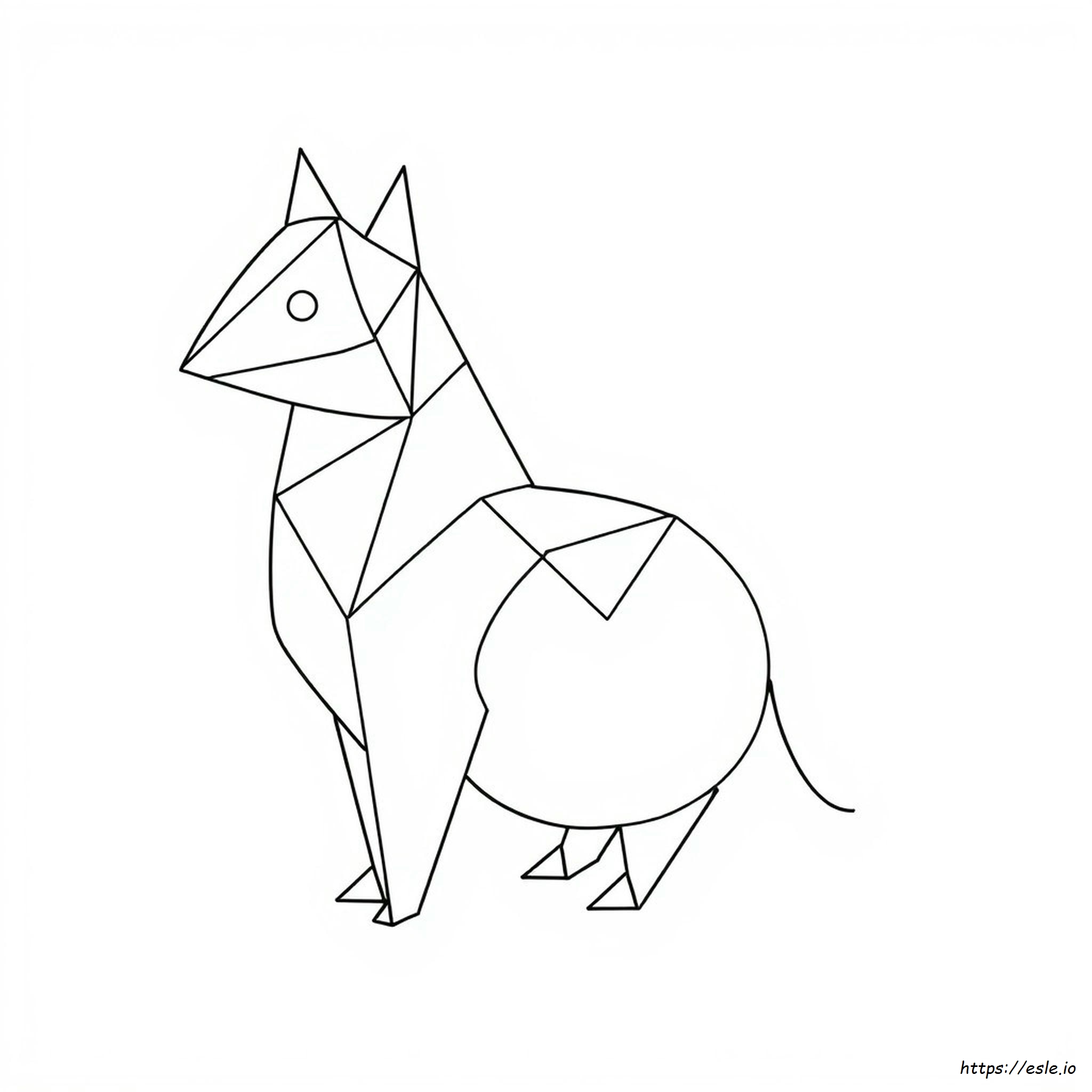 Printable Geometric Animal Coloring Pages For Kids And Adults