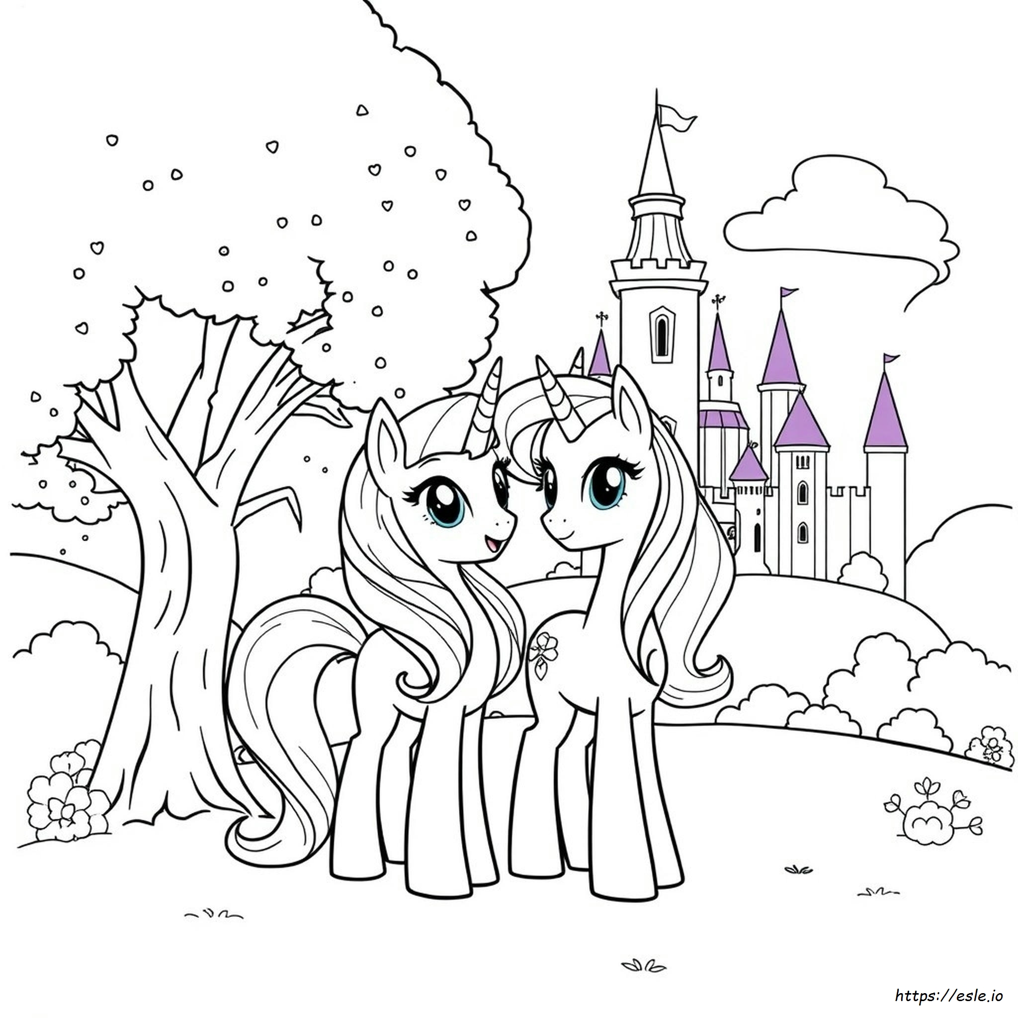 Twilight Sparkle Celestia My Little Pony Coloring Pages