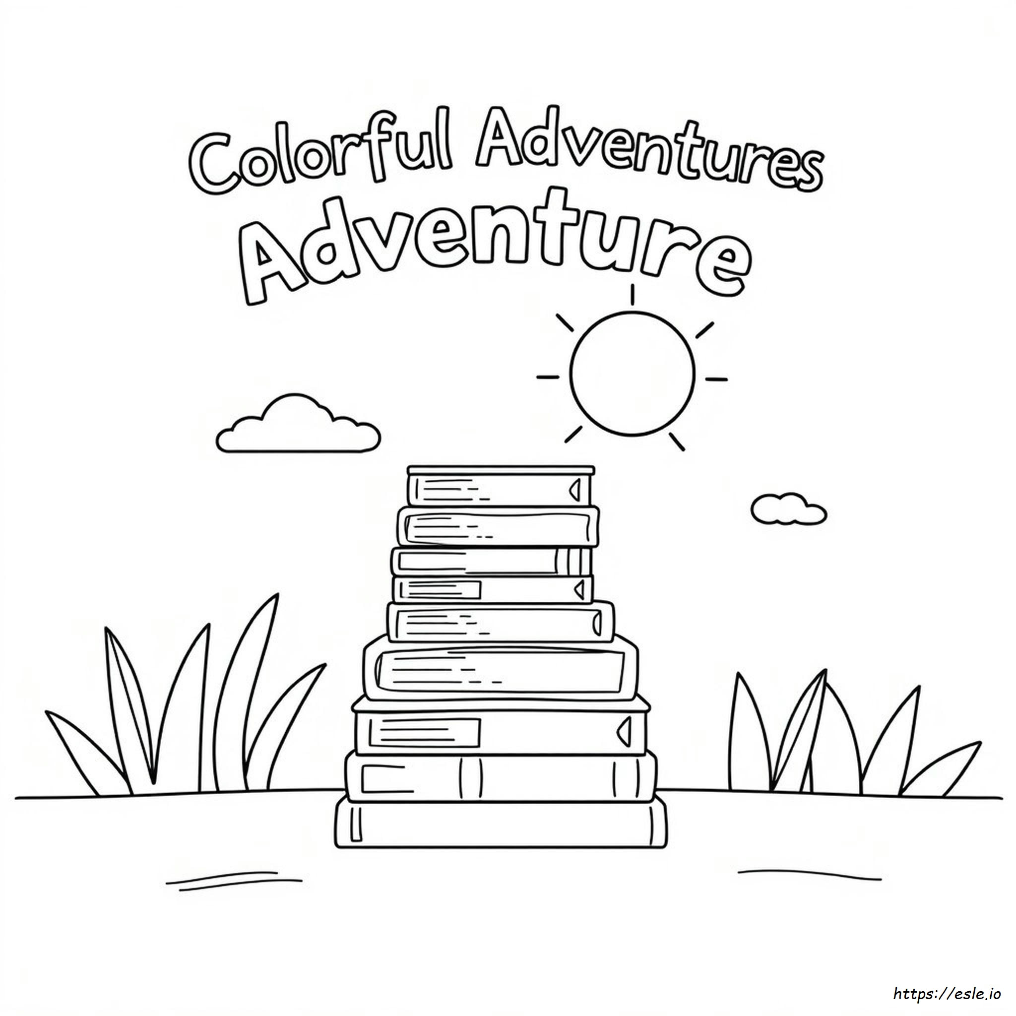 Printable Coloring Book Cover Page