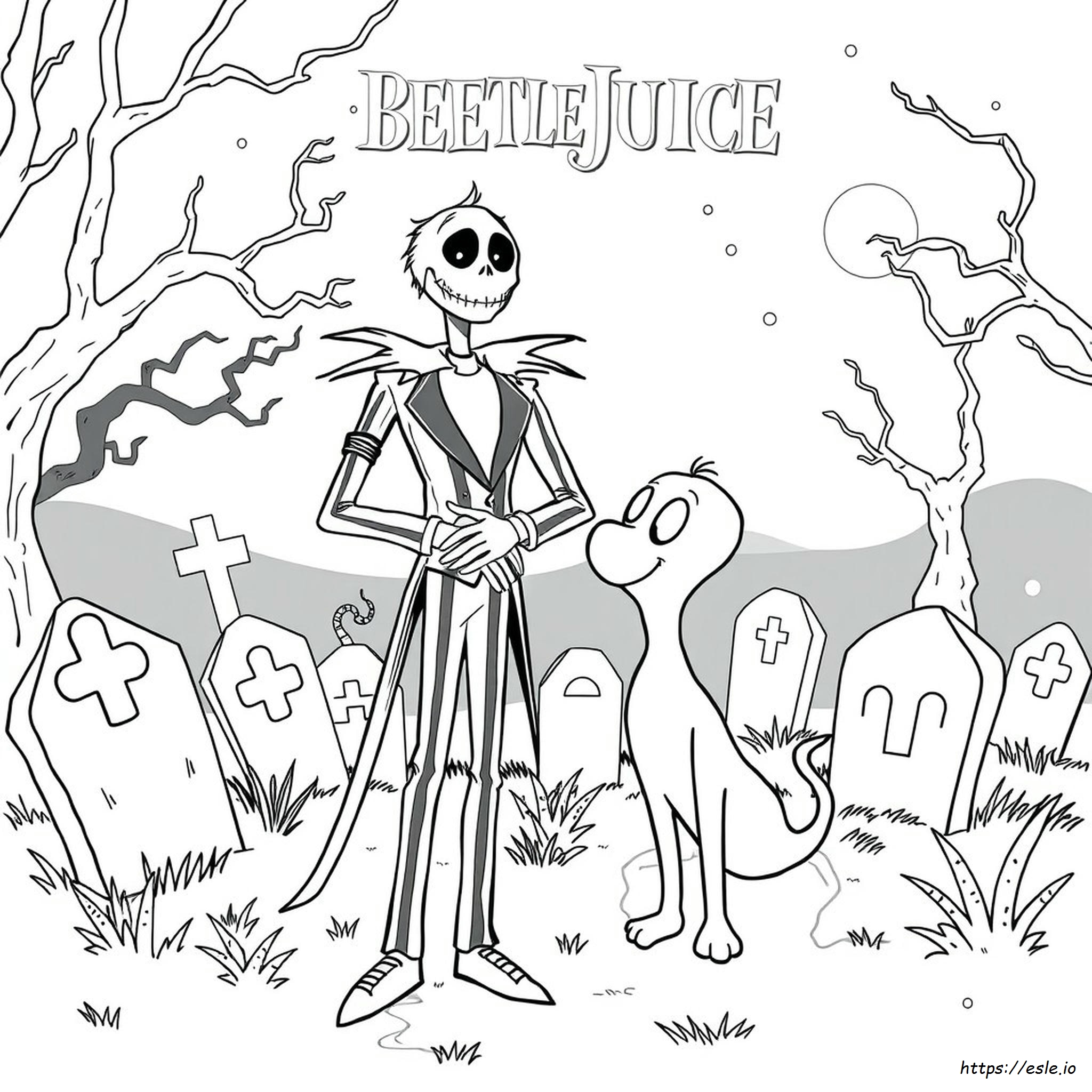 Free Printable Beetlejuice Coloring Pages
