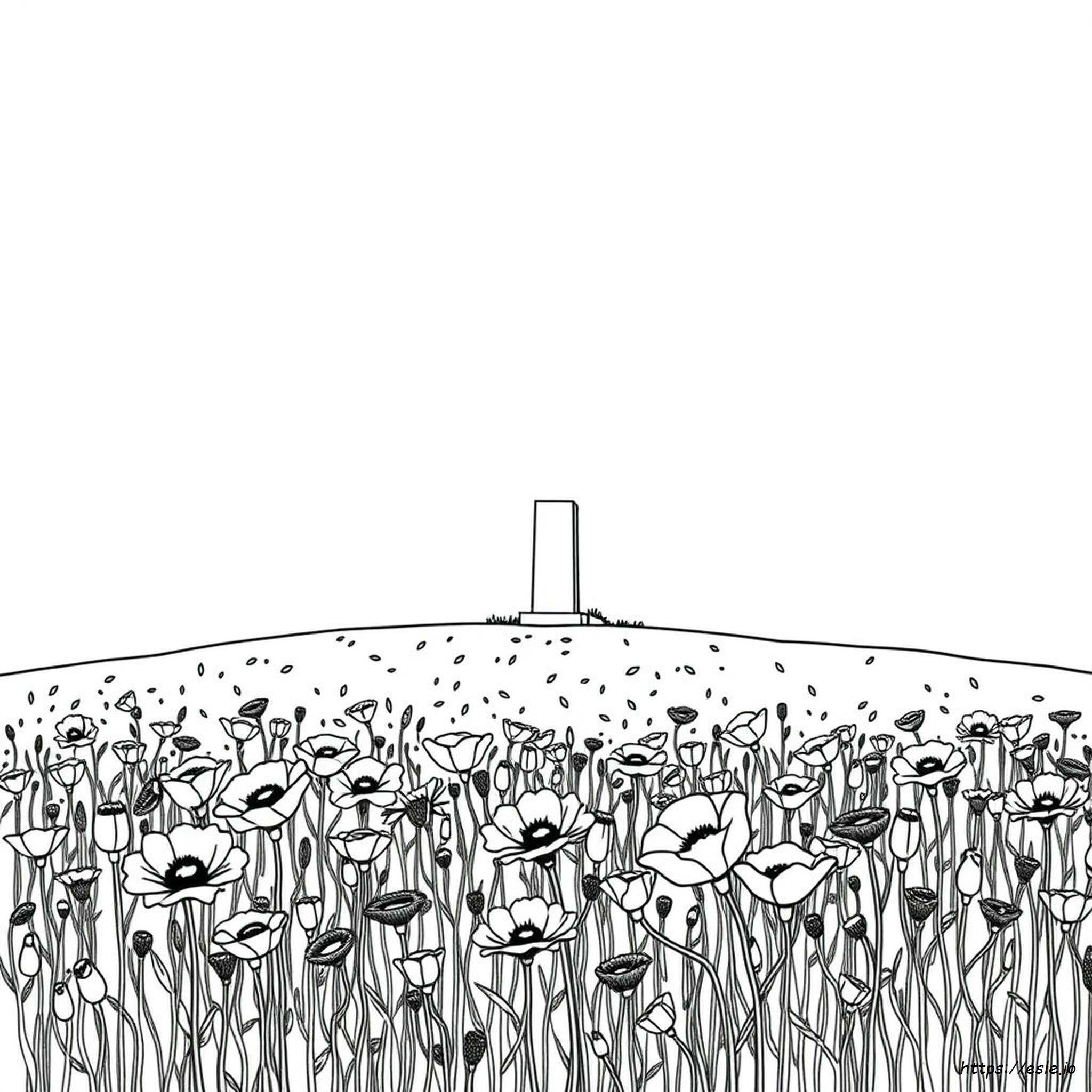 Free Colouring Pages Remembrance Day