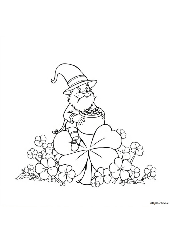 Dibujos Para Colorear De Hadas Y Tréboles
