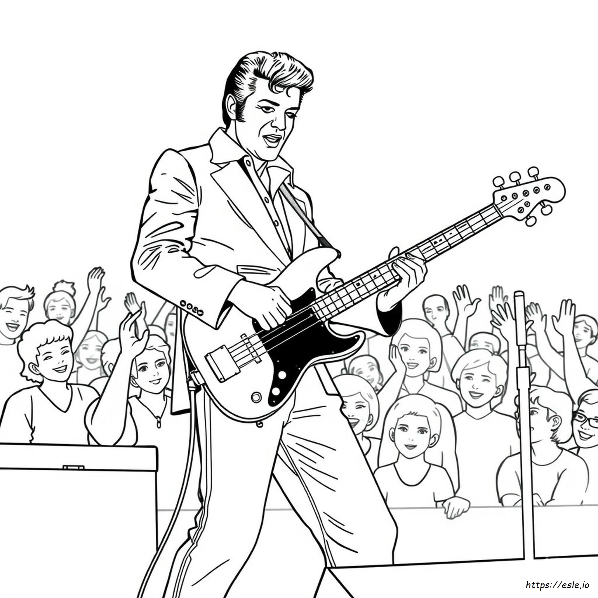 Coloriages D'elvis Presley