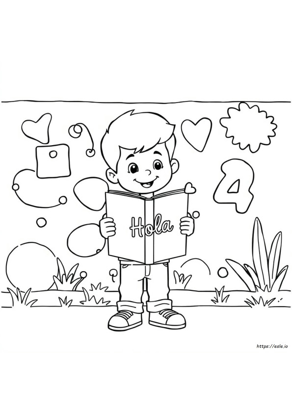 Spanish Coloring Pages For Preschoolers