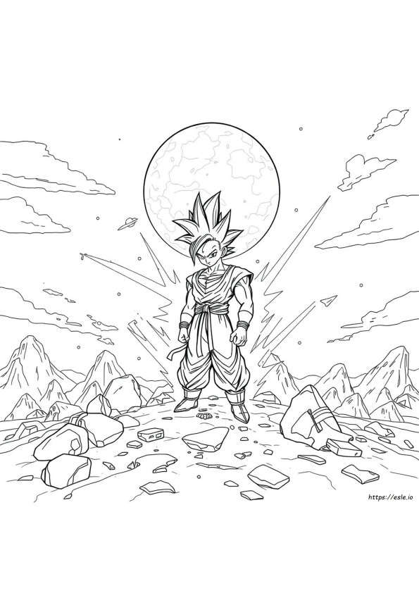 Dbz Coloring