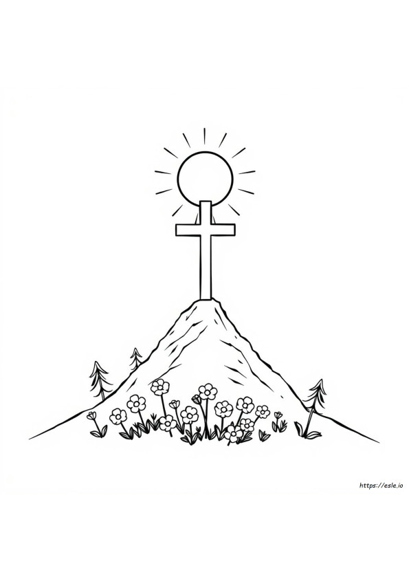 Simple Christian Coloring Pages