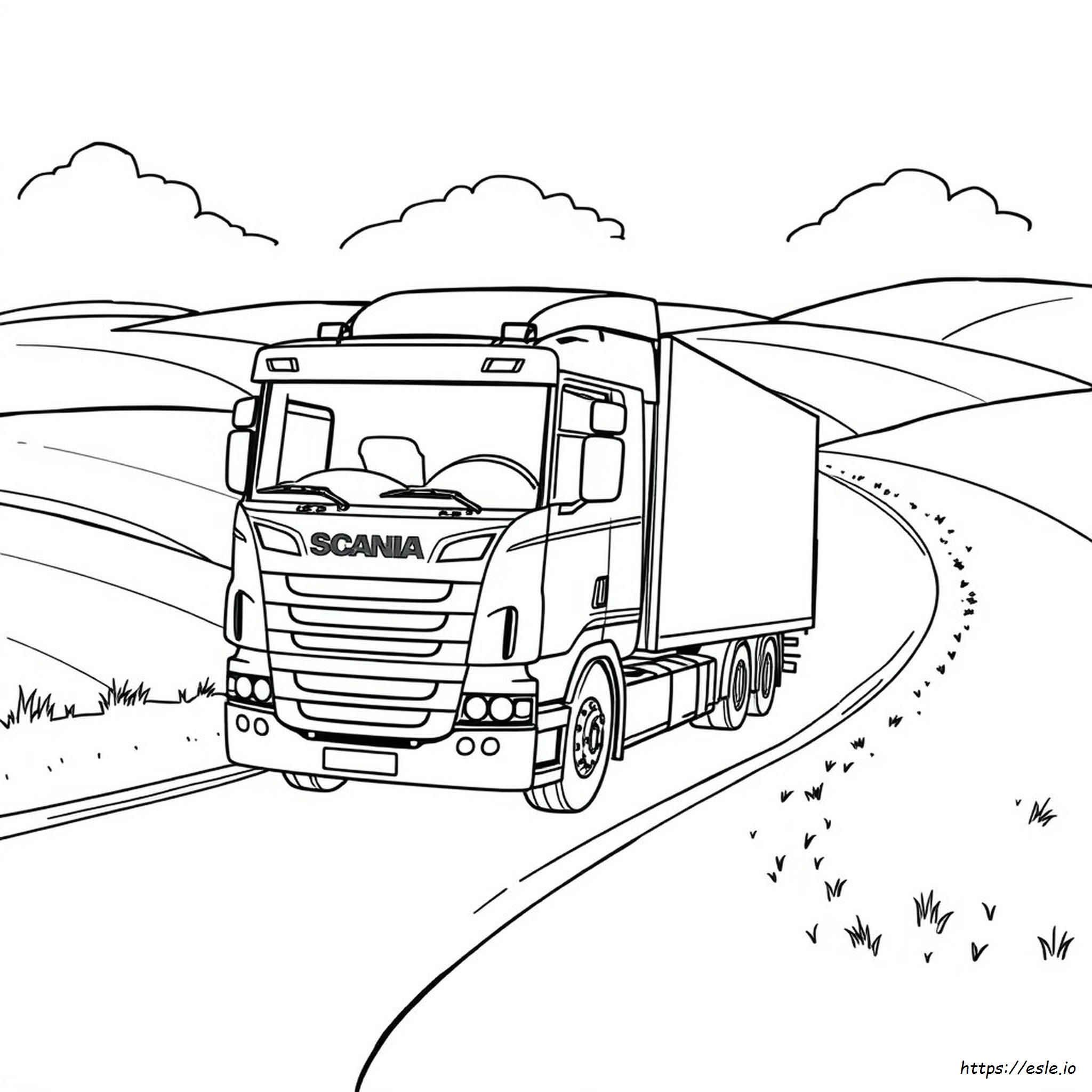 Coloriages Camion Scania Coloriages Camion Scania
