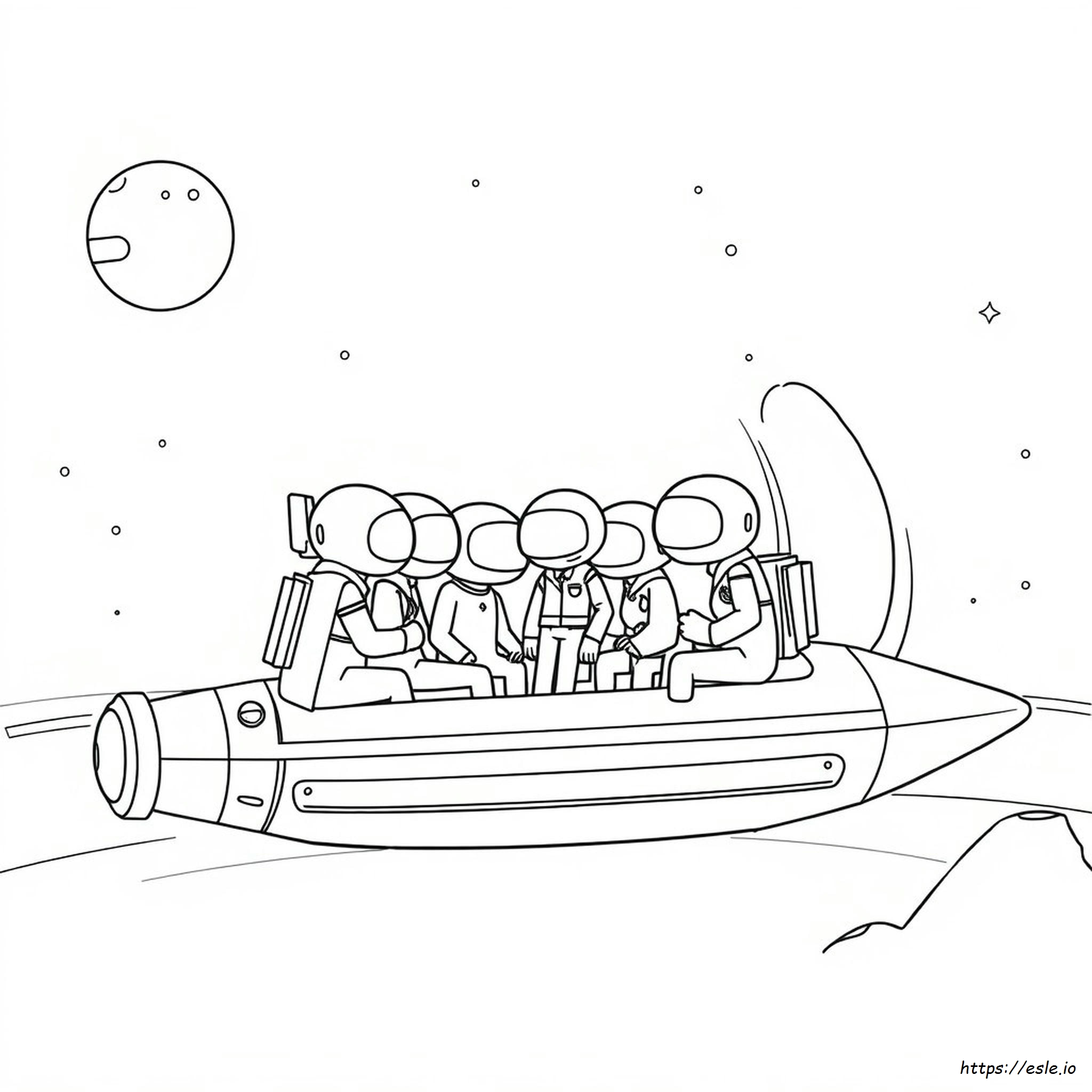 Among Us Imposter Coloring Pages
