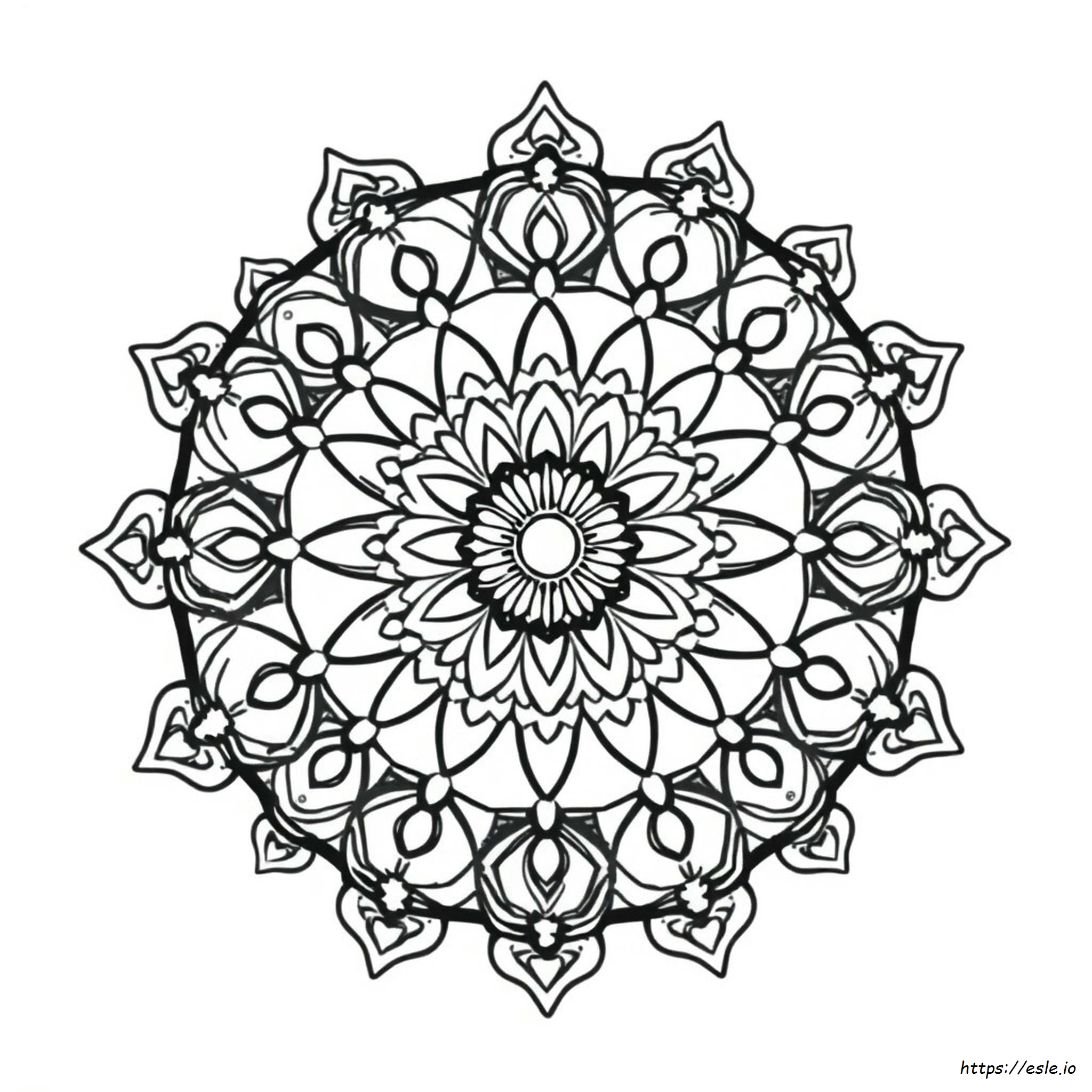 Coloriages Mandala Moyen