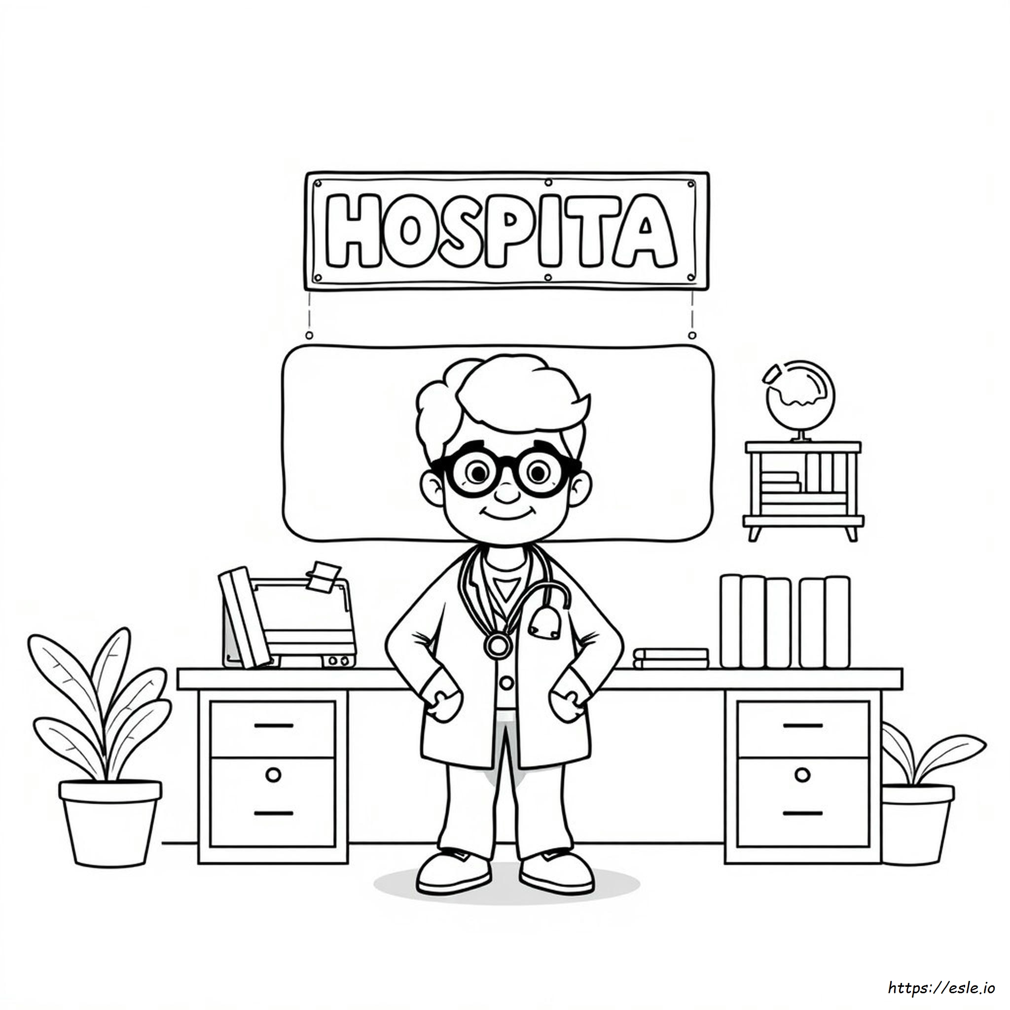 Cute Doctor Coloring Pages - Print and Color Now