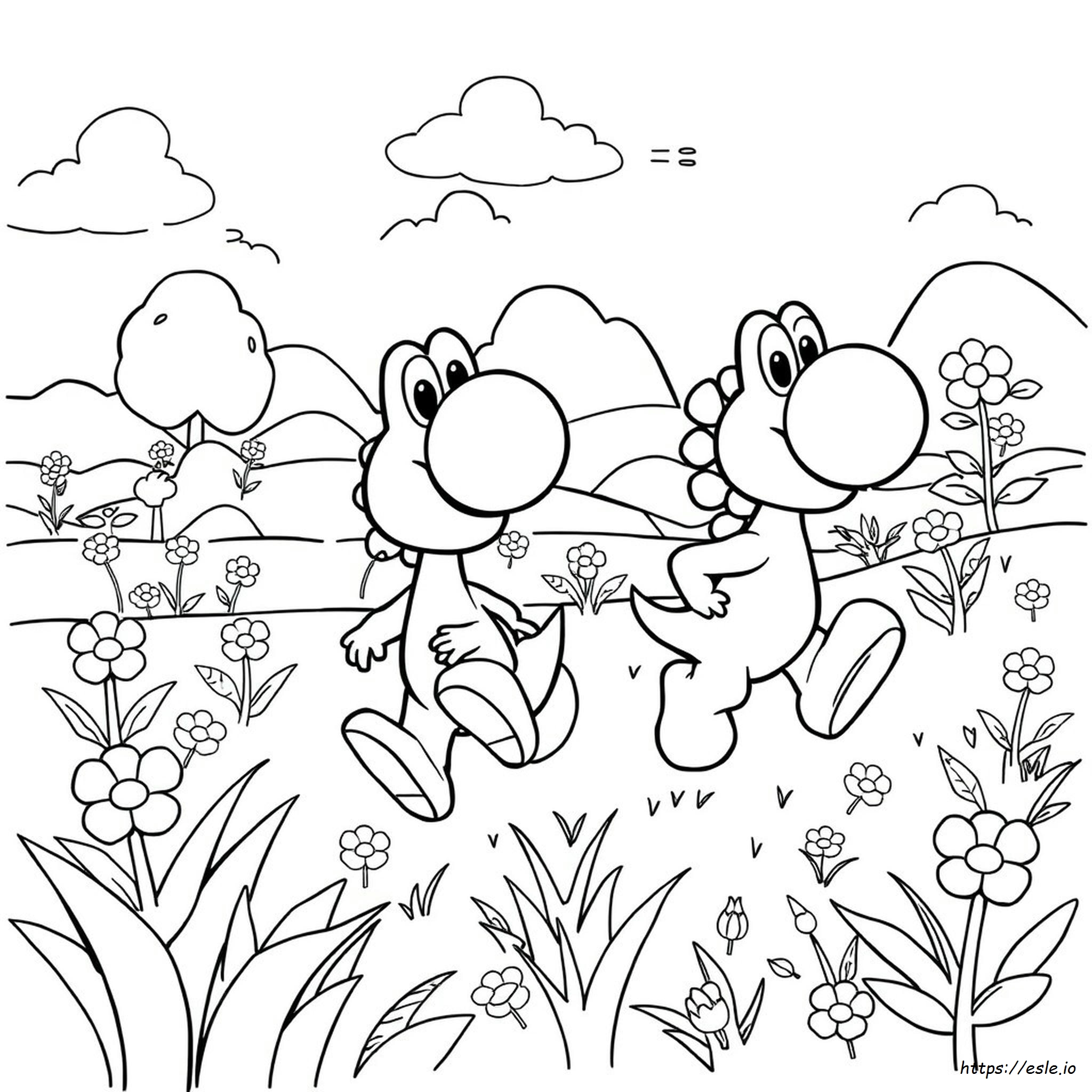 Yoshi Coloring Pages To Print