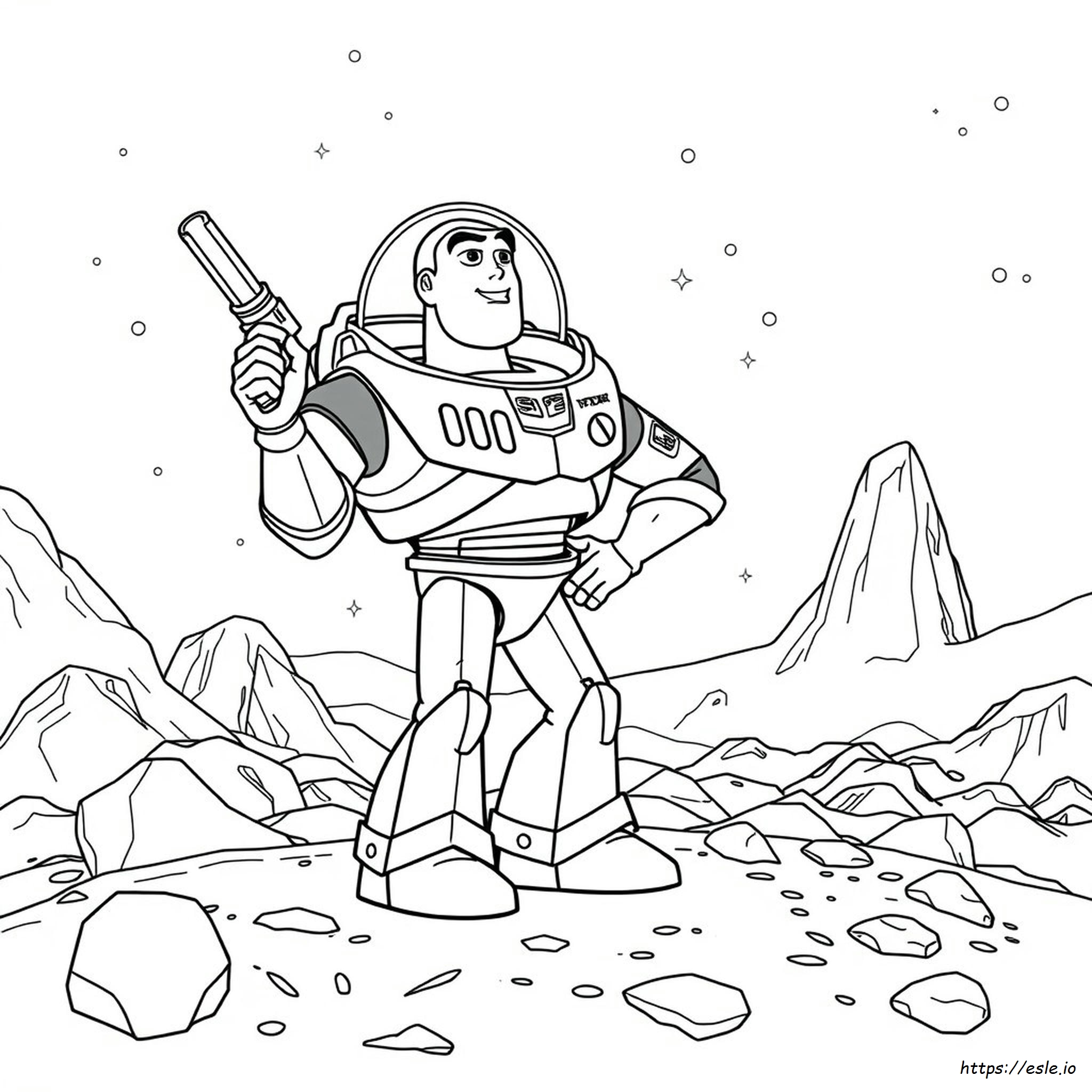Disney Buzz Lightyear Coloring Pages - Space Ranger Activity Sheet