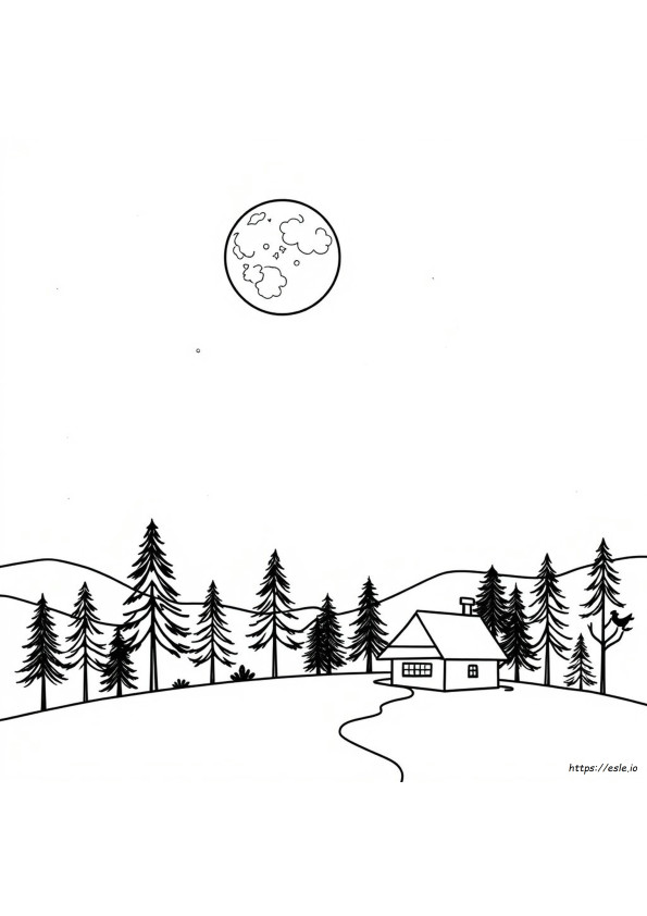 Moon Adult Coloring Pages Printable