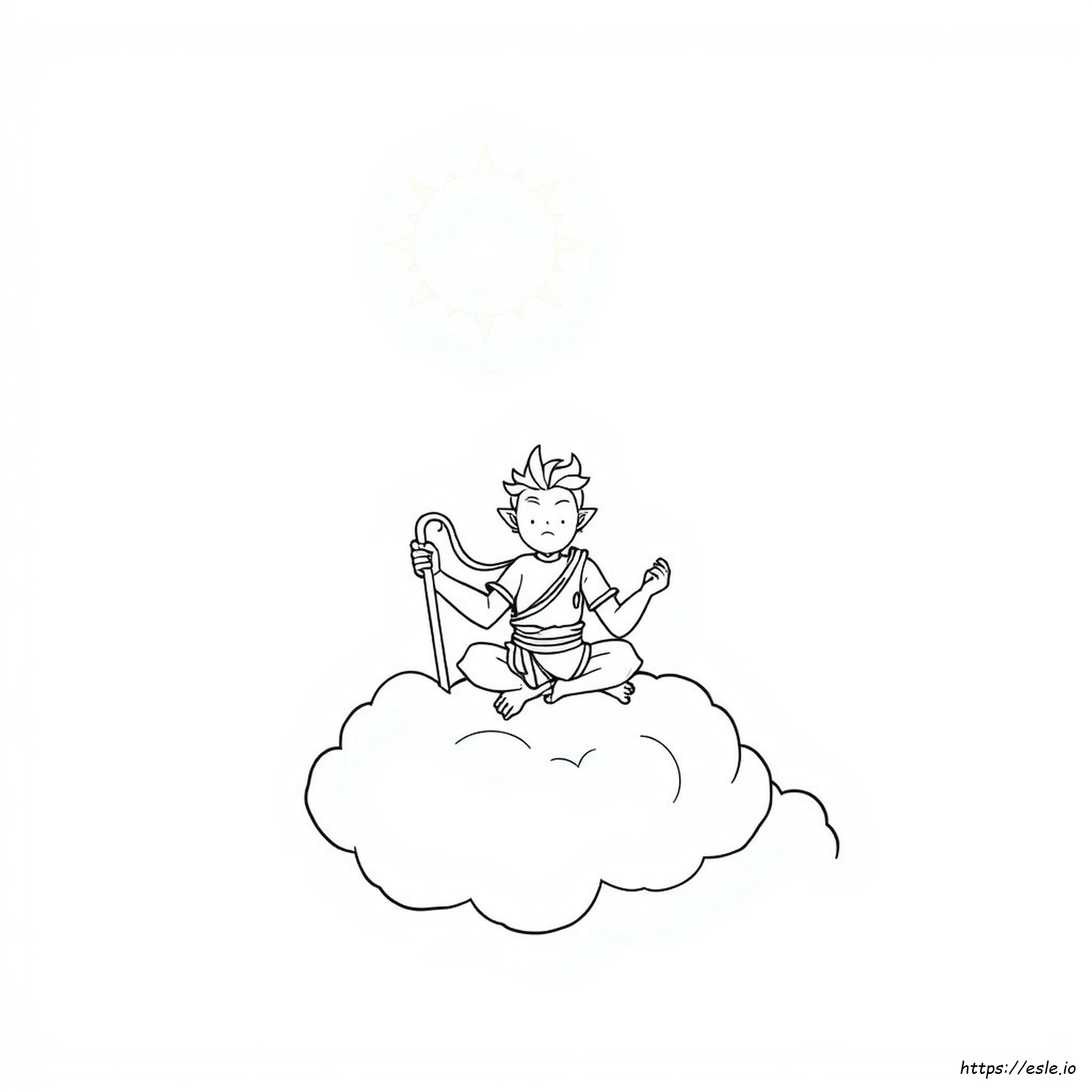 Sun Wukong Coloring Page