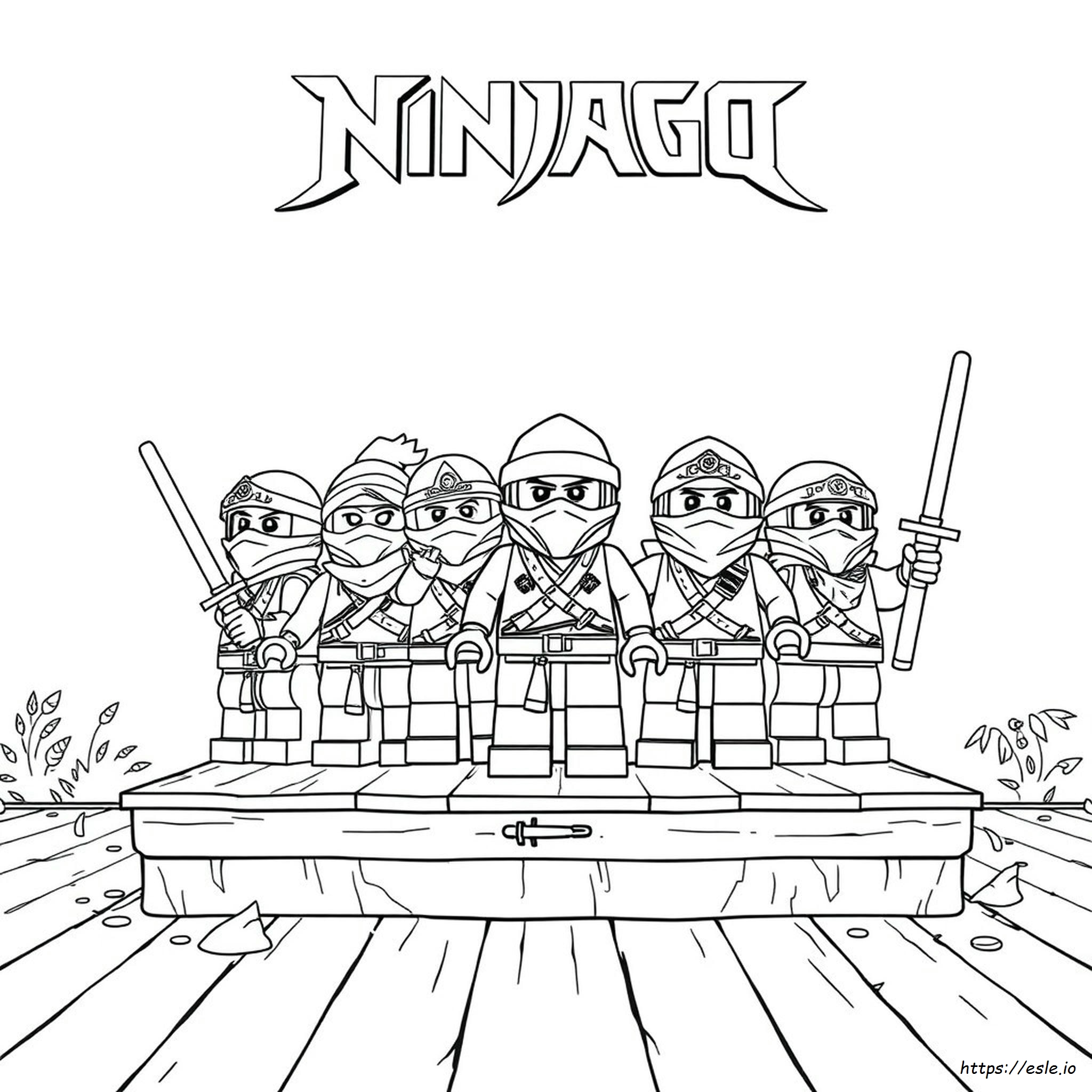 Lego Ninjago Colouring Pages - Free Print