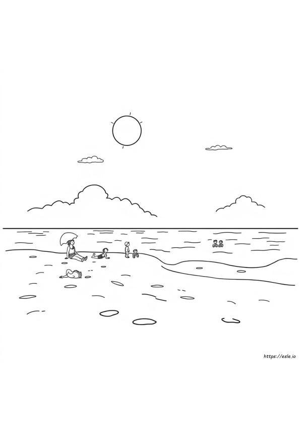Free Summertime Coloring Pages