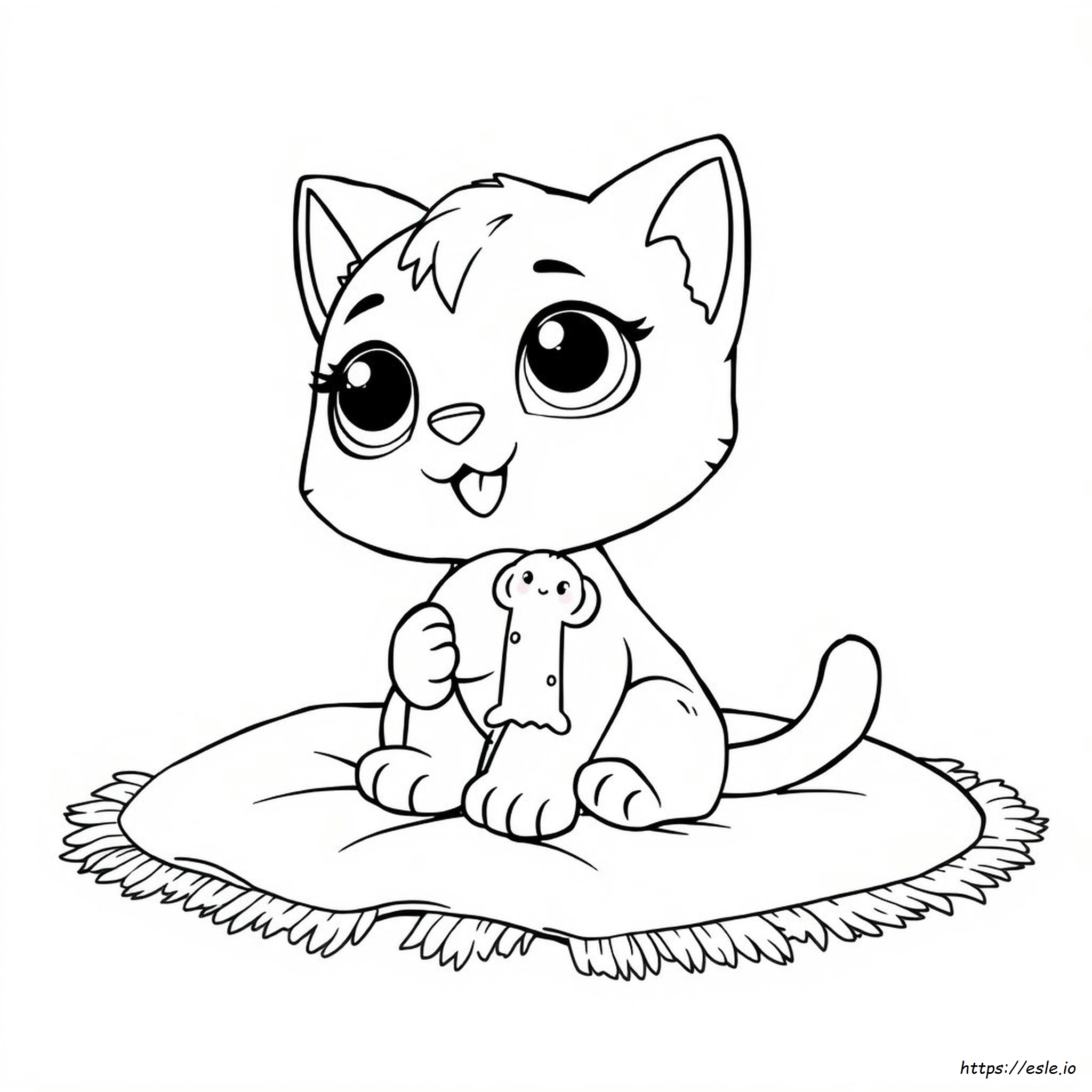 Pagina Da Colorare Littlest Pet Shop Zoe