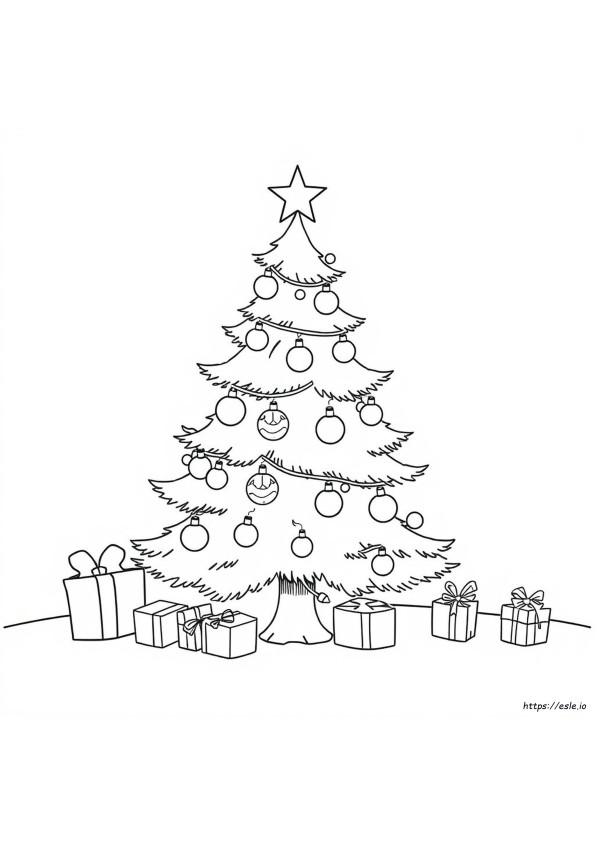 Coloring Pages For Christmas Trees