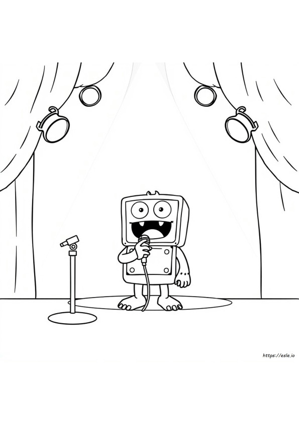Singing Monster Coloring Wubbox Para Colorear