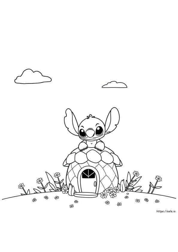 Stitch Coloring Book Pages