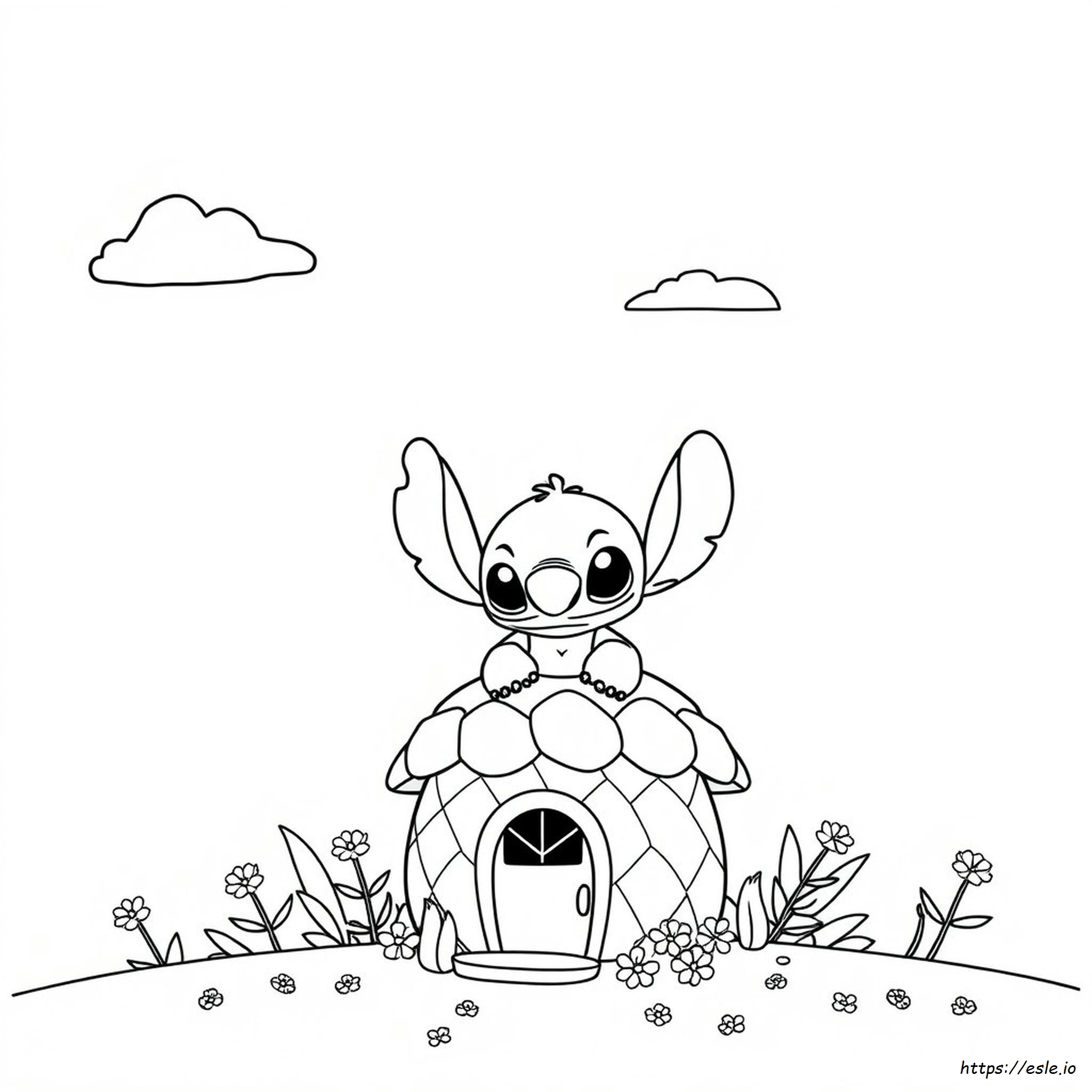Kleurplaten Met Stitch kleurplaat